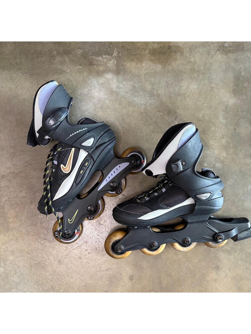 Nike Air Men Sz 12 Carbon Inline Rollerblades